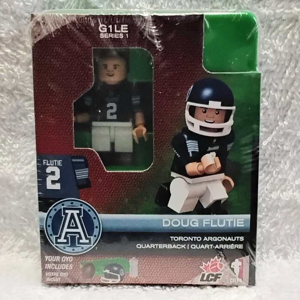 3/$45 Sealed 2014 CFL Doug Flutie Mini Figure G1LE Series 1 by OYO Sports!!